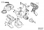 Bosch 3 601 J95 401 Gsr 14,4 V Cordless Drill Driver 14.4 V / Eu Spare Parts